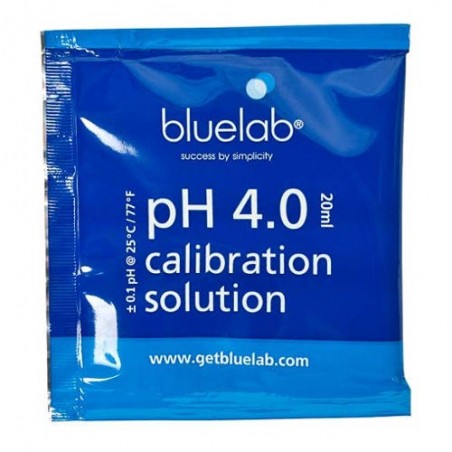 Sobre Solución Calibración pH 4 Bluelab - 20ml